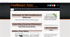 Desktop Screenshot of gunrunnerarms.com